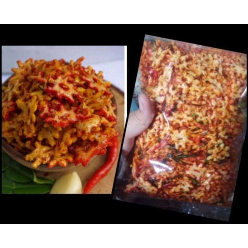 

kerupuk bantat pedas