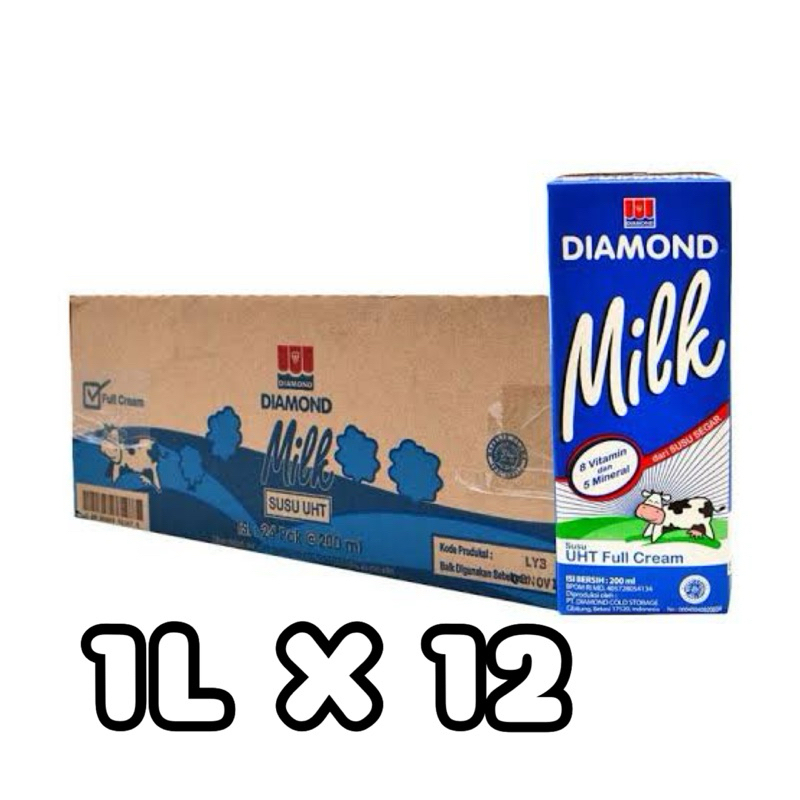 

UHT Full Cream Diamond 1 Dus / 1 Karton
