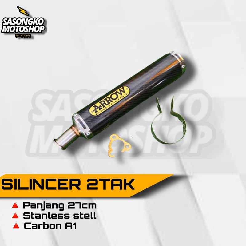 Silincer Knalpot Arrow Carbon Ninja R RR 2tak