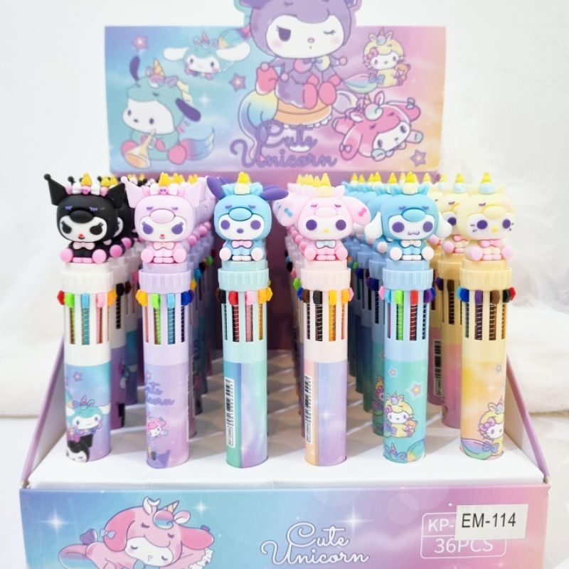 

Pulpen 10 Warna Sanrio / Pena 10 Warna Sanrio / Pulpen 10 Warna Lucu
