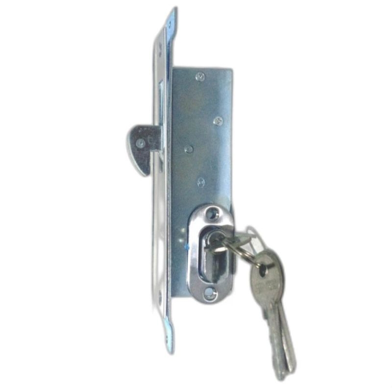 Kunci Pintu Kait Hook Sliding/Geser Kusen aluminium 3inch Cylinder 51mm