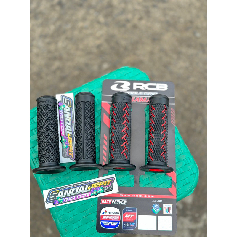 HANDGRIP RCB NAGAMAKI ORIGINAL 100% UNIVERSAL MOTOR HANDFAT RCB NAGAMAKI ORIGINAL HAND GRIP RCB UNIV