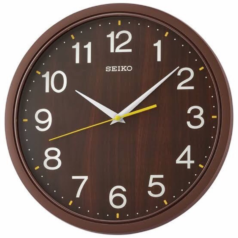 Jam Dinding SEIKO CLOCK QXA757 QXA757B Quiet Sweep ORIGINAL