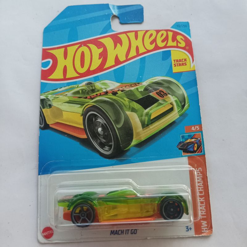 Hot wheels mach it go hijau