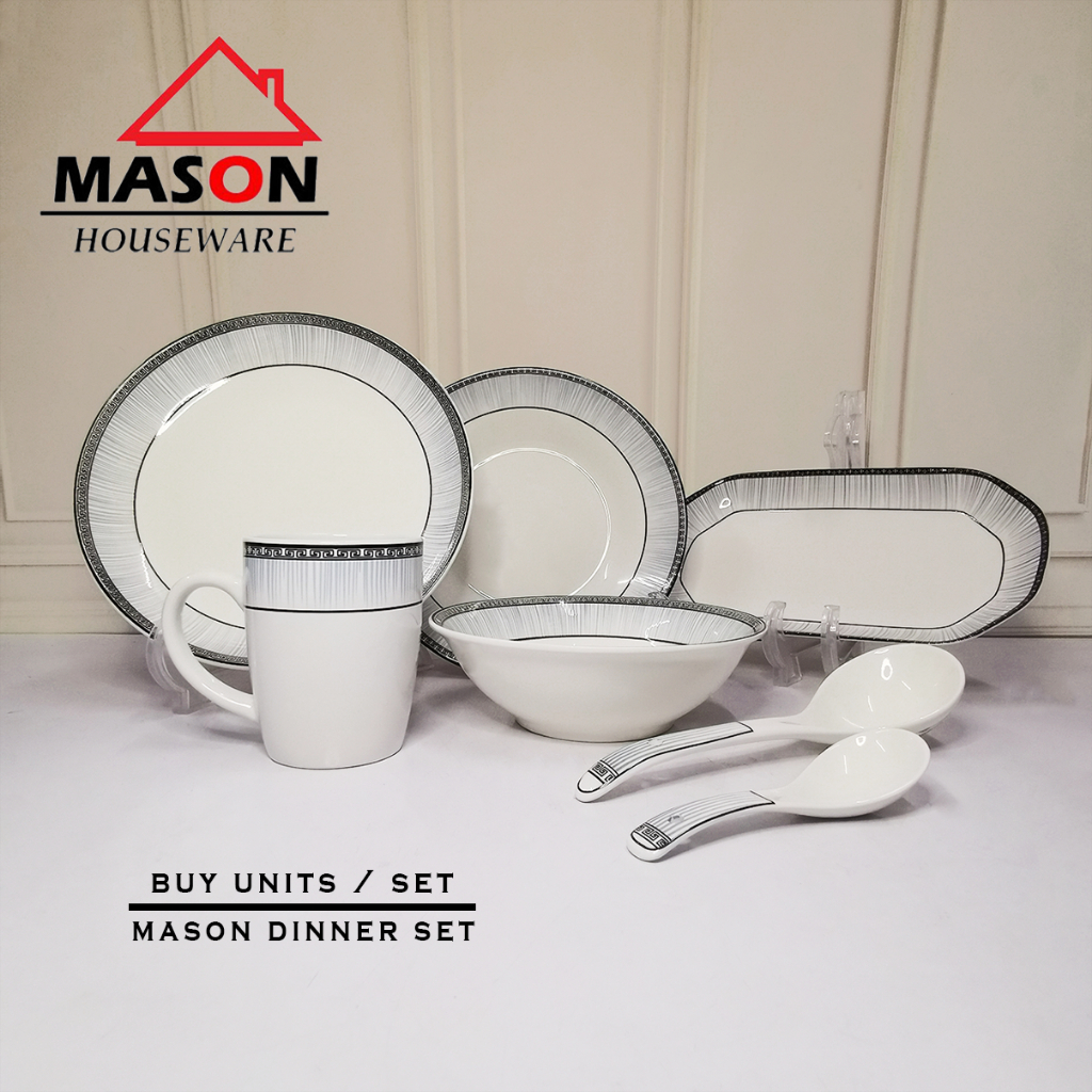 DINNER SET / DINING SET / SET HAMPERS MASON MOTIF GREECE