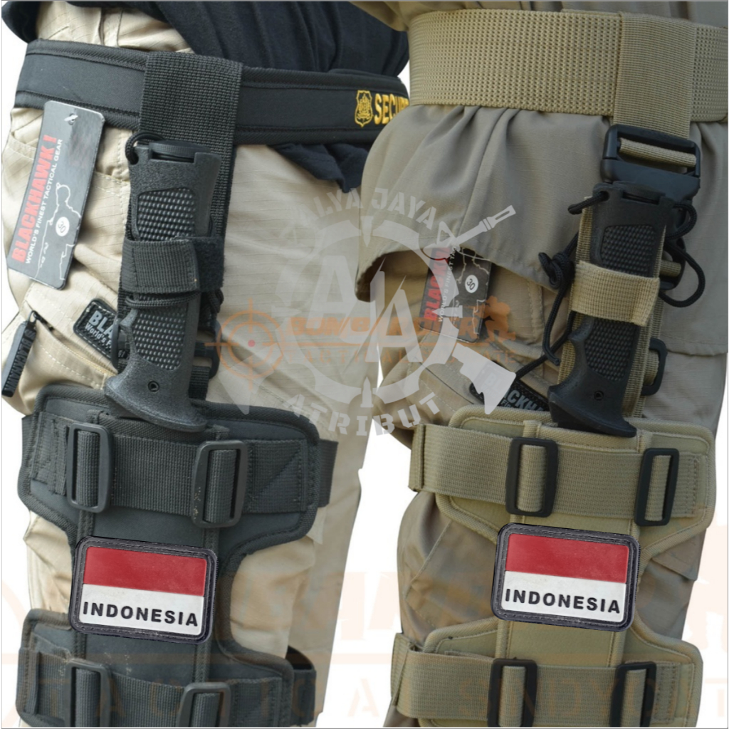 Alya Jaya Atribut Sarung Sangkur Paha Komando Tactical Tempat Sangkur komando Tactical Tersedia Warn