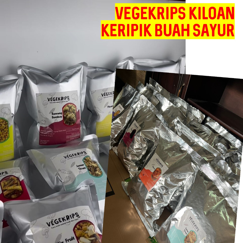 

KERIPIK BUAH SAYUR KILOAN UNTUK DIJUAL LAGI