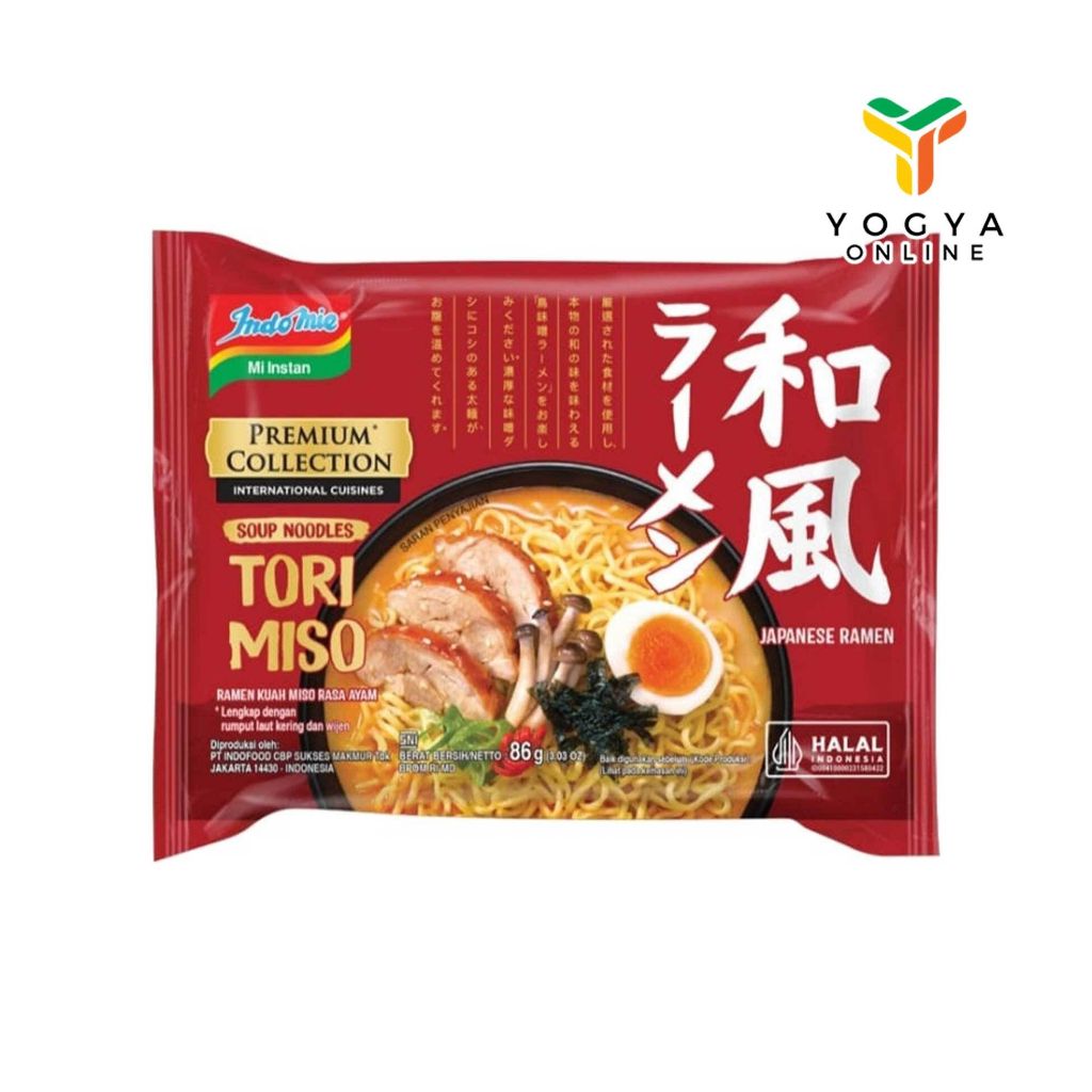 

Indomie Japanese Tori Miso Ramen 86 Gr