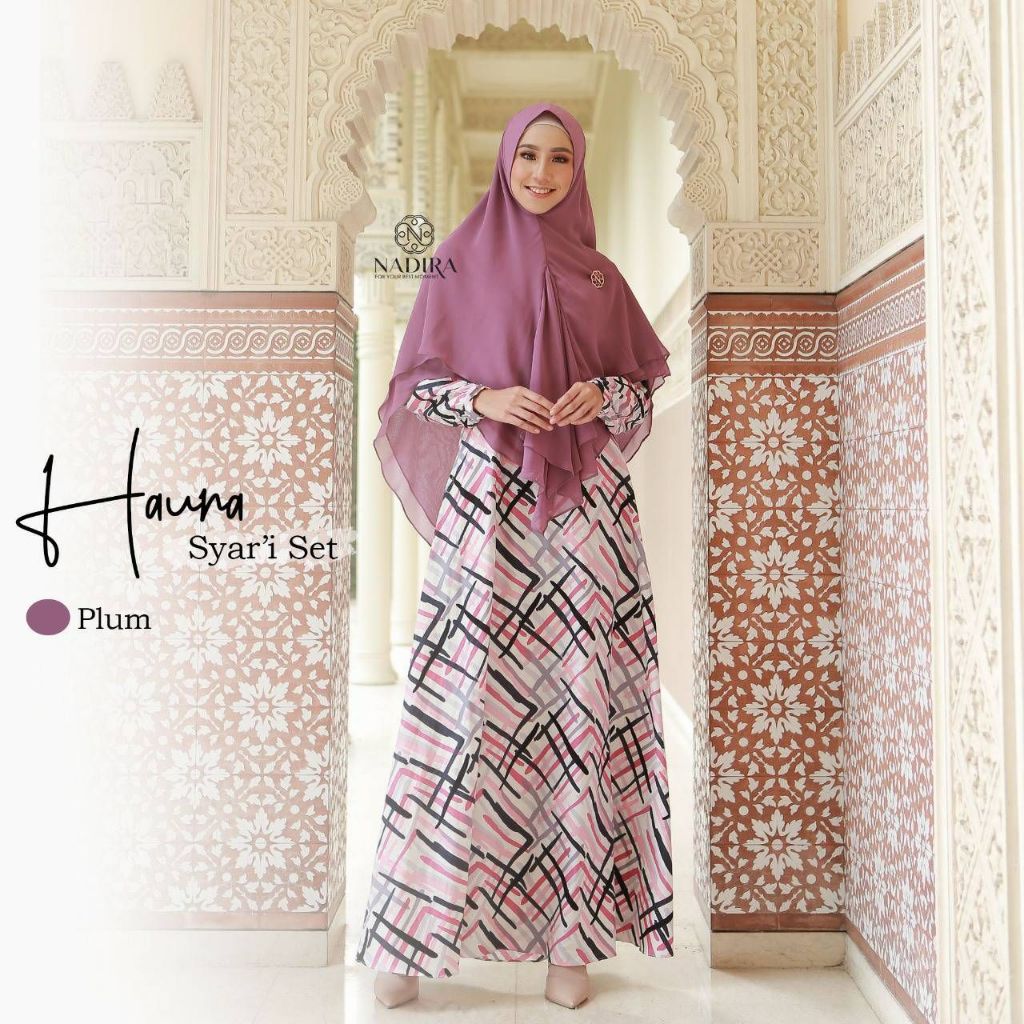 dress gamis haura by nadira