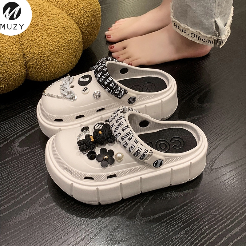 Muzy  Sendal  Sandal Kodok Wanita Sandal Fuji  Viral Sandal Baim HSN117