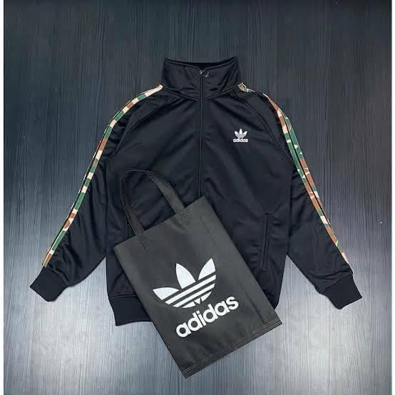 BISA COD | Tracktop Adidas CAMO TEBAL FREE PAPERBAG | TRACKTOP ADIDAS LIST LORENG PRIA DAN WANITA