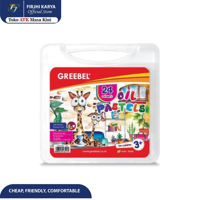 

Crayon Greebel 24 Warna - Crayon Oil Pastel Greebel 24 Colour