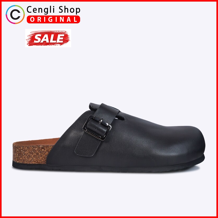 EVERBEST SEPATU SANDAL PRIA ORIGINAL KULIT ASLI ORI SENDAL EVERBEST KASUAL CASUAL SLIP ON SLOP SELOP