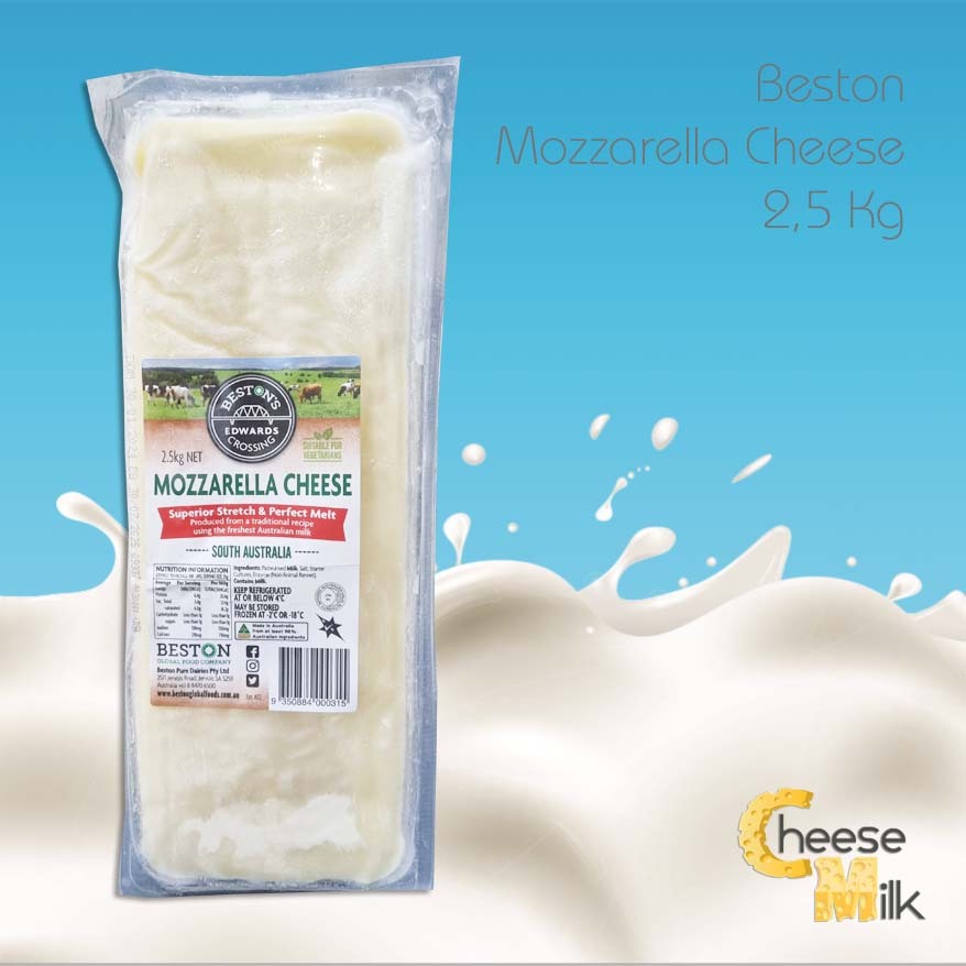 

HARGA MURAH Beston's Mozzarella Cheese 2,5 Kg