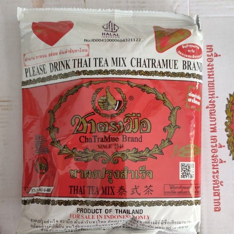 

Chatramue Thai Tea Mix Number One Original BPOM RI 400g