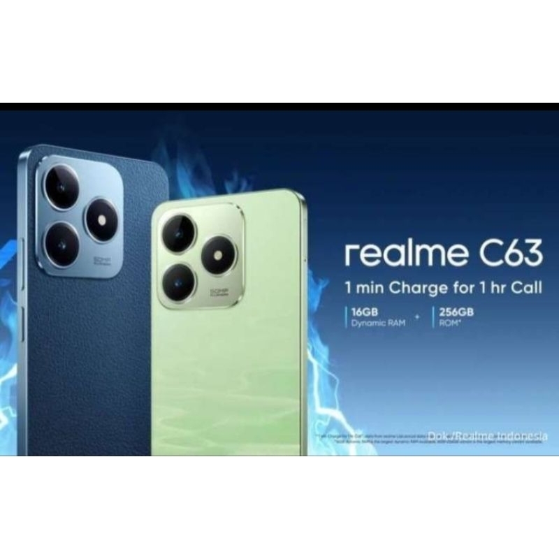 HP Realme C63 ram 8/128gb Garansi Resmi