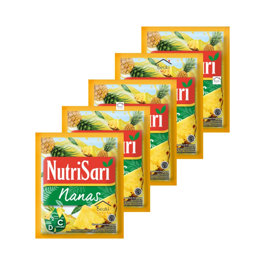 

5PCS NutriSari Nanas Minuman Bubuk Rasa Nanas