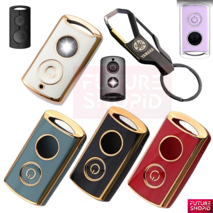Cover Remote Yamaha Nmax / Aerox / Lexi / Fazzio / Freego / Filano 2025/2024 + Gantungan Kunci / Key
