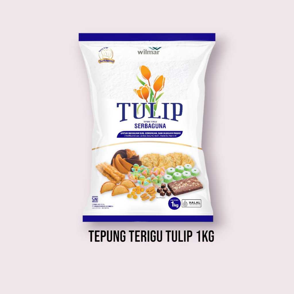 

Tepung TERIGU TULIP 1KG _ Tepung serbaguna - cocok buat beragai olahan masakan