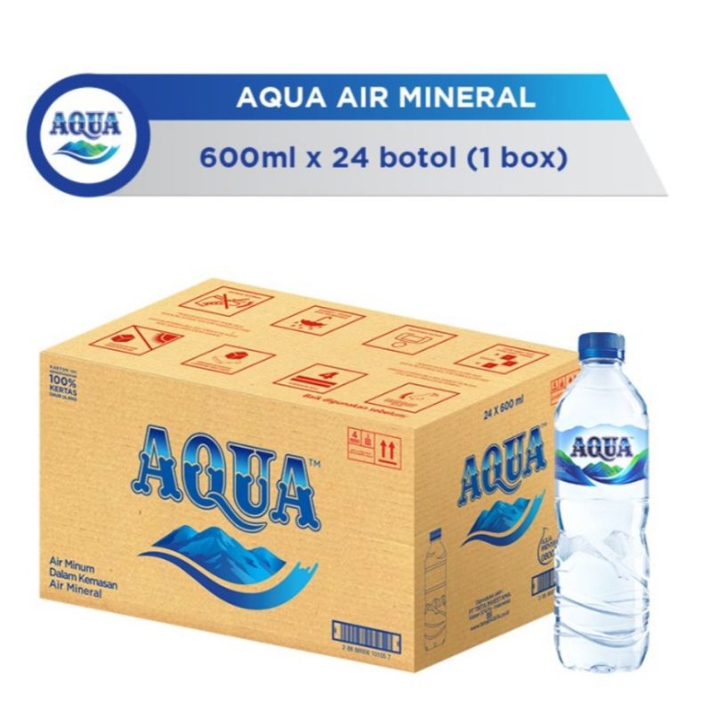 

Aqua Botol 600ml 1 Dus