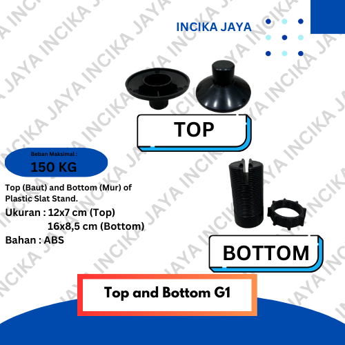 top&bottom Kaki dan Adjuster Slat Plastik 1 Set Alas Lantai Kandang Ternak Ayam