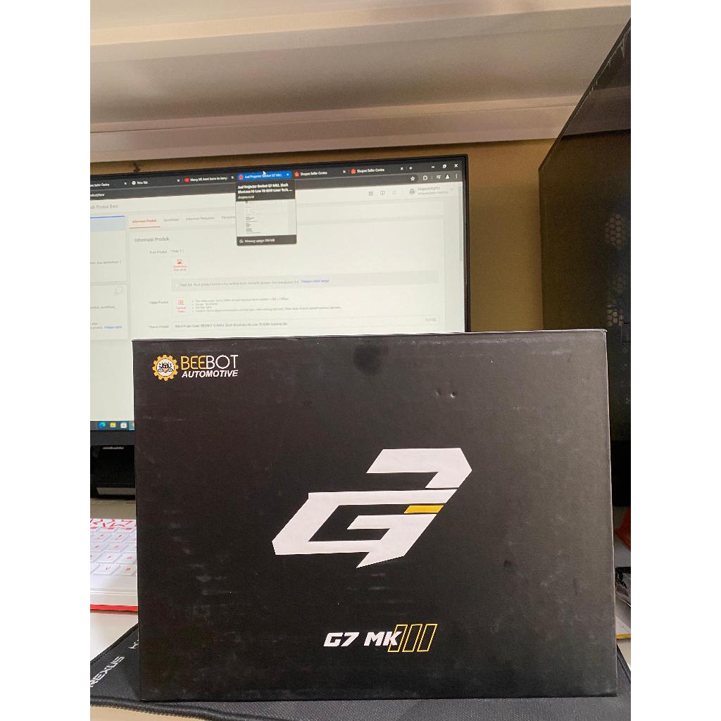 BEEBOT G7MK3 Biled Projie Laser 3inch BlueLens Hi-Low 70-80W Garansi 2th