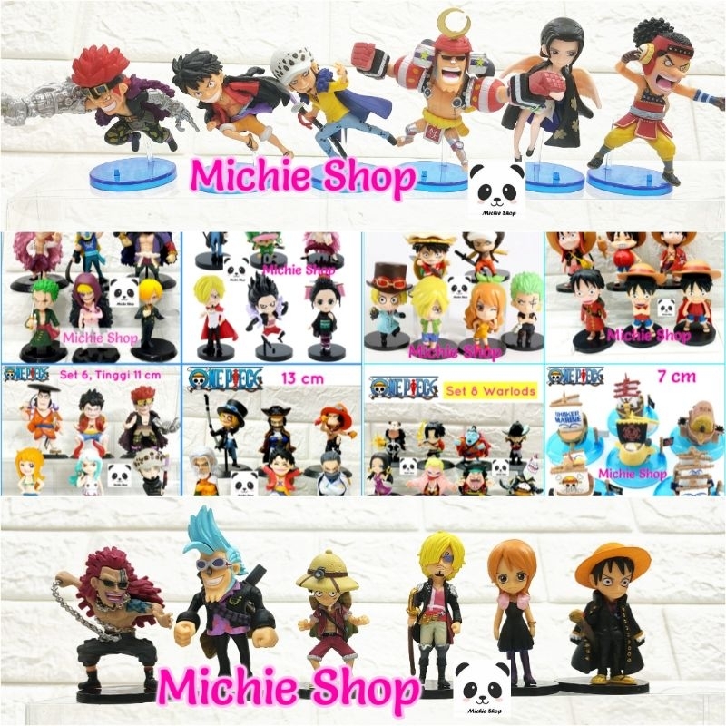 Anime Figure One Piece SET Topper WCF Luffy Oden Kids Law Yamato Kaido Zoro Roger Garp Rayleigh Kill