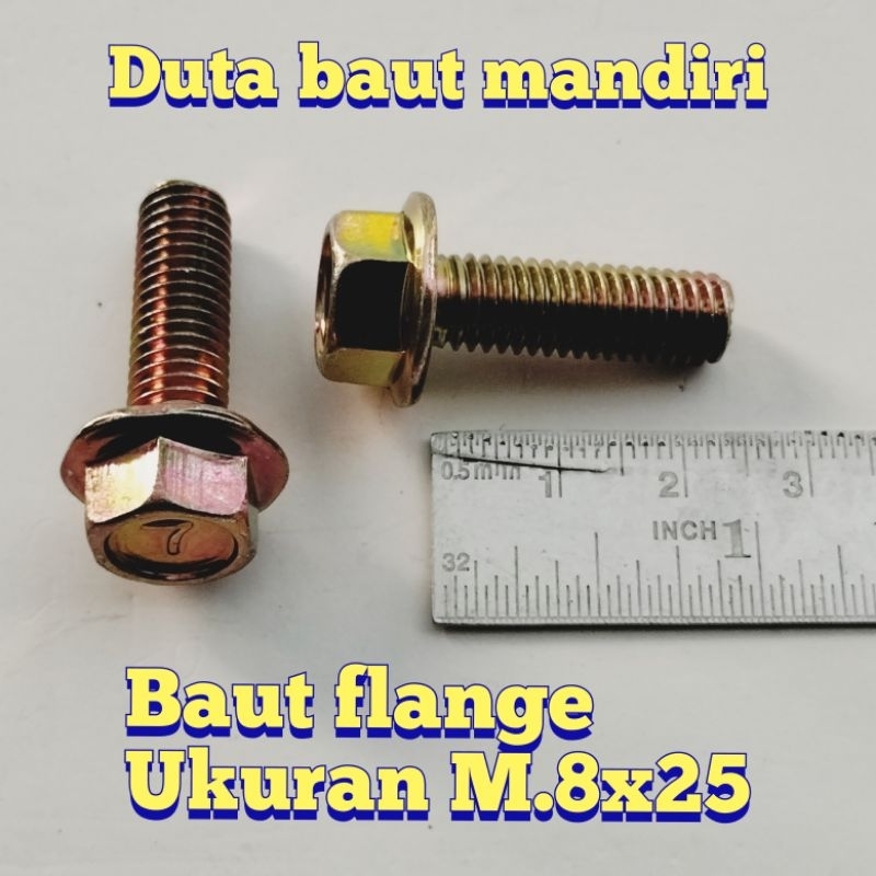 Baut topi M.8x25