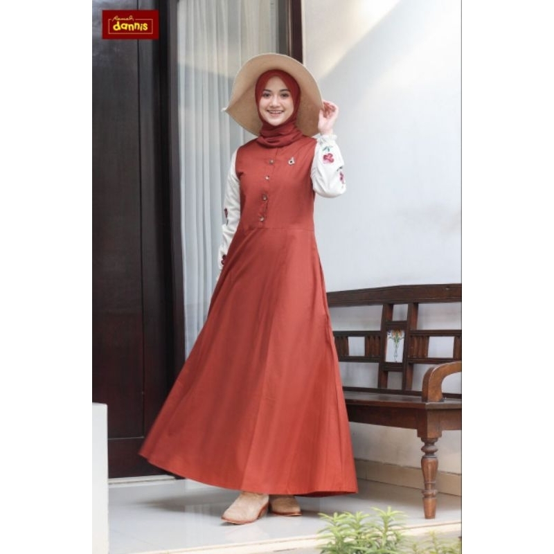Abaya//Gamis muslim Dewasa By Rumah Dannis size xs-xl