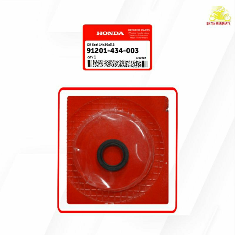 Oil Seal 14x20x3.2 91201 434 003