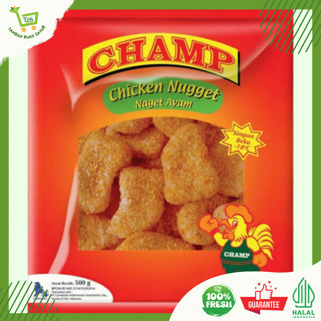 

CHAMP CHICKEN NUGGET | Tambah Buah Sayur