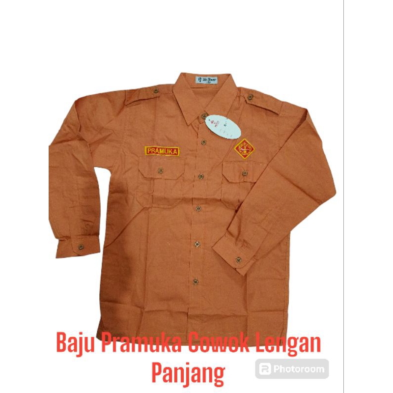 Baju Pramuka Cowok Lengan Panjang  Mr. ben