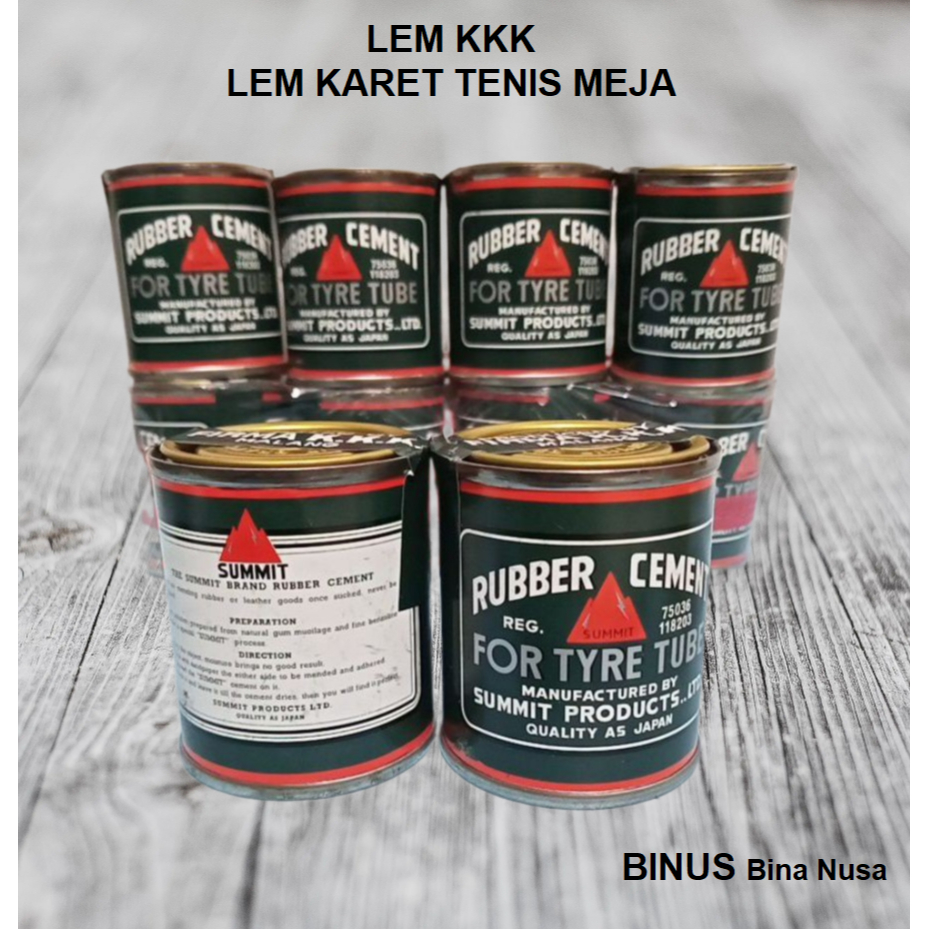 

LEM KKK K3 LEM KARET PINGPONG LEM TAMBAL BAN