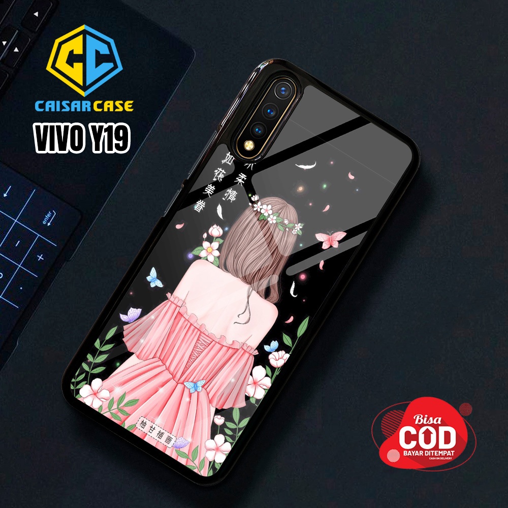 Case VIVO Y19 Case Hp VIVO Y19 Kaisarcase Motif [ CEWE GAUN ] Casing Hp Aesthetic Kesing Hp Hardcase