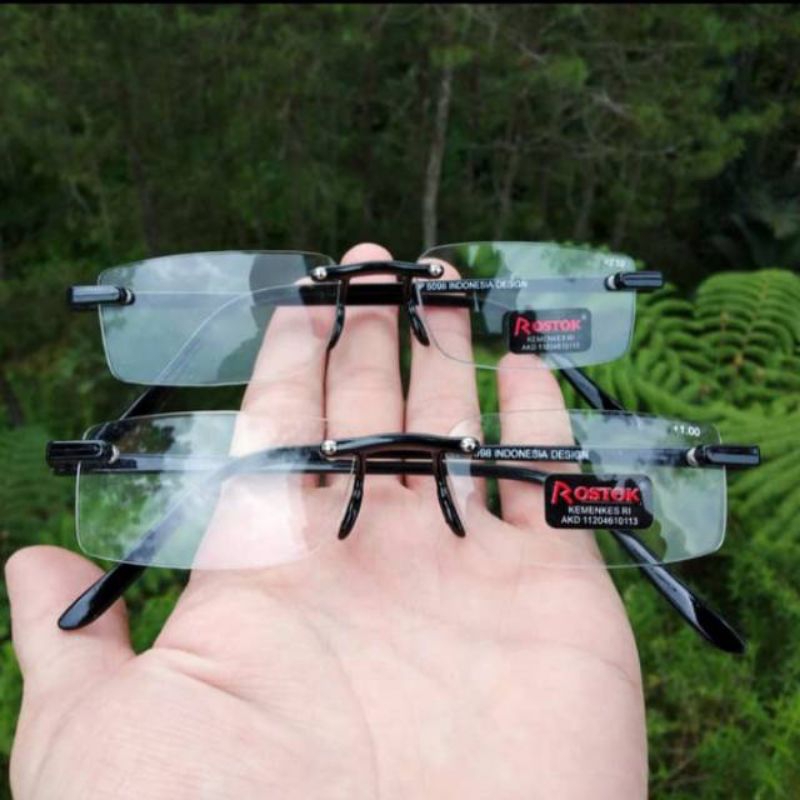 Kacamata Baca Plus Model Bor / Kacamata Rabun Dekat Untuk Pria dan Wanita