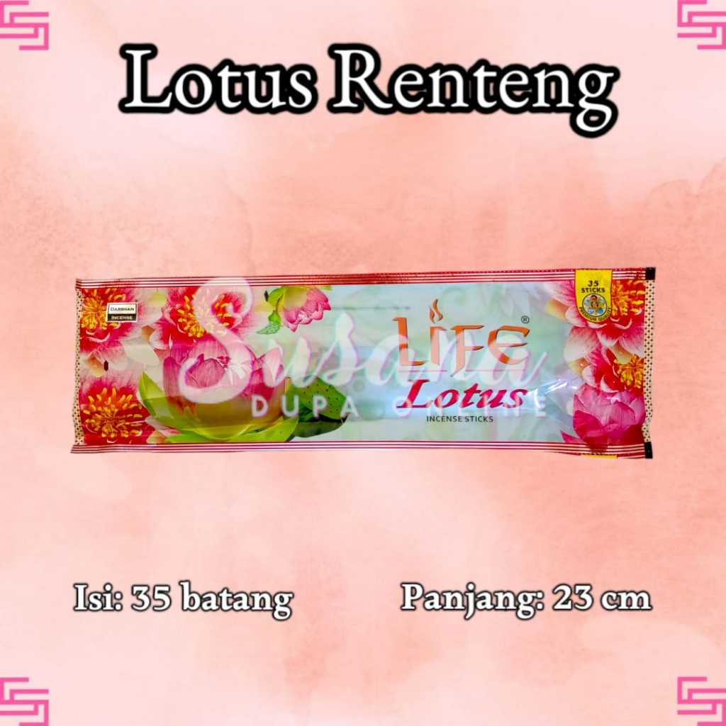 Dupa Renteng Lotus Life Maharaja India Isi 35 Batang