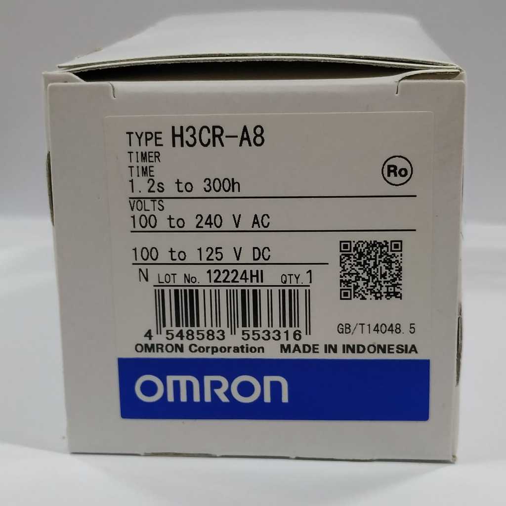 TIMER OMRON H3CR-A8 AC100-240/DC100-125