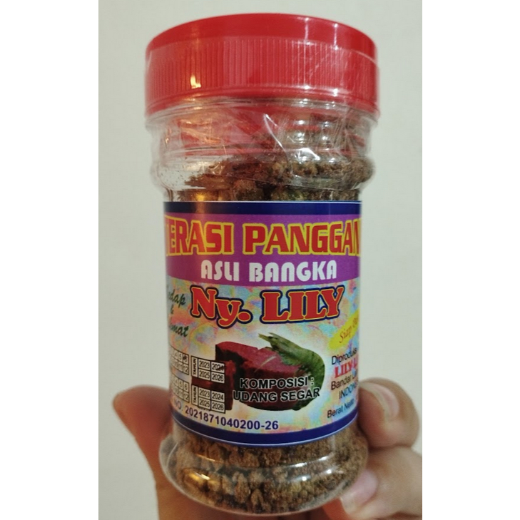 

Terasi Panggang Asli Bangka Ny Lily 100 gram
