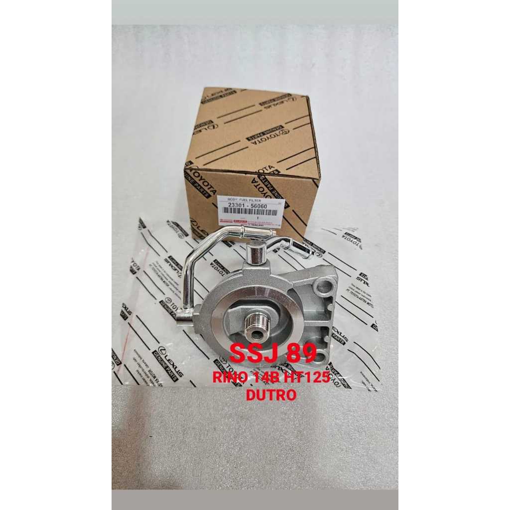BODY FUEL FILTER HEAD FUEL FILTER ATAS RINO 14B RINO 125HT DUTRO