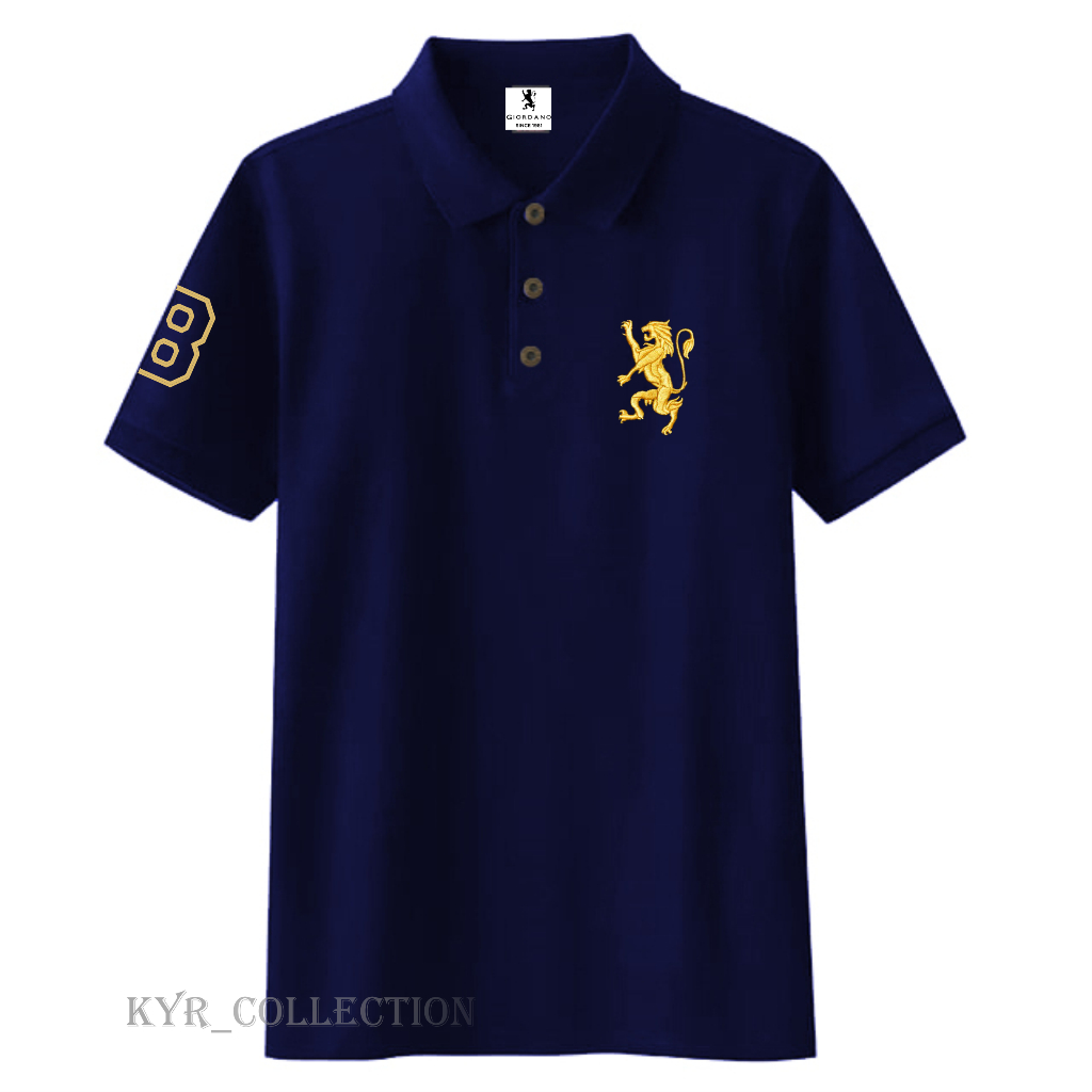 LOGO BORDIR  POLO LION LOGO BORDIR PREMIUM BRANDED KAOS POLO PRIA DAN WANITA/KAOS KERAH PRIA BRANDED