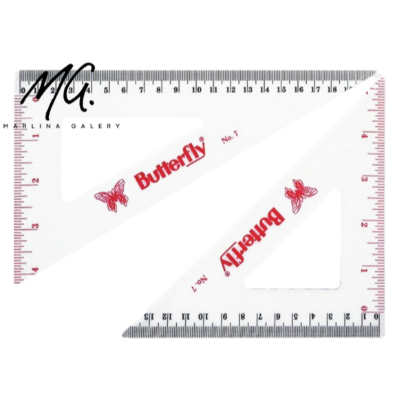 

Penggaris Segitiga Butterfly No. 7