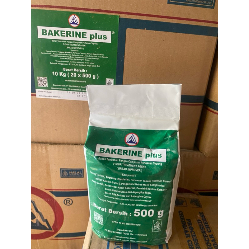 

RB22 BAKERINE PLUS 500 gr Pelembut Roti Bahan Campuran Tepung
