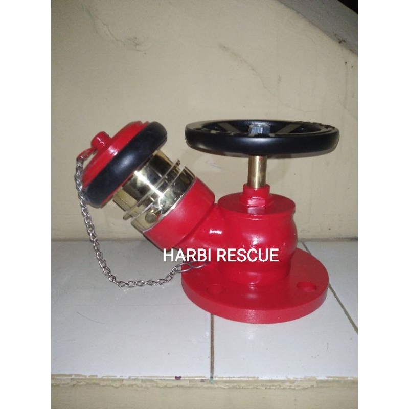 Landing hydrant valve 2,5 inch kuningan pemadam api