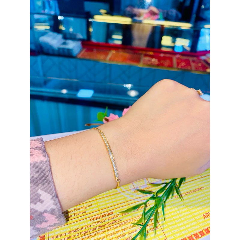 Gelang Emas Wanita Asli 16K(16Karat)/ CAP 700