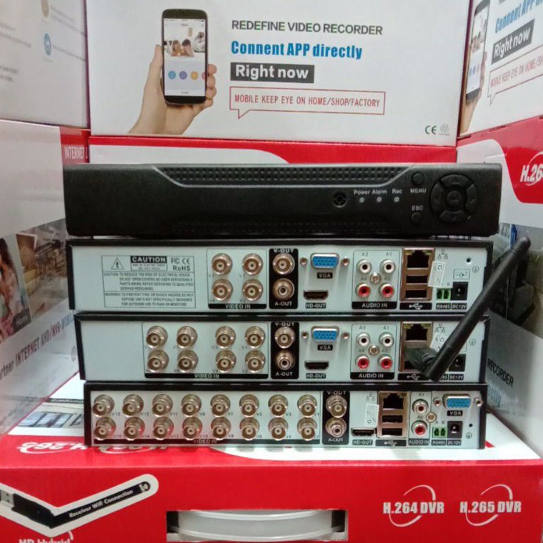 DVR 4 CHANNEL  8 CHANNEL  16 CHANNEL WIFI SERIES AHD 256P 4k 5MP y IL5