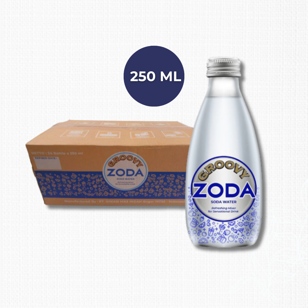 

Zoda Sparkling Water Minuman Soda Air Soda Zoda 250 ml