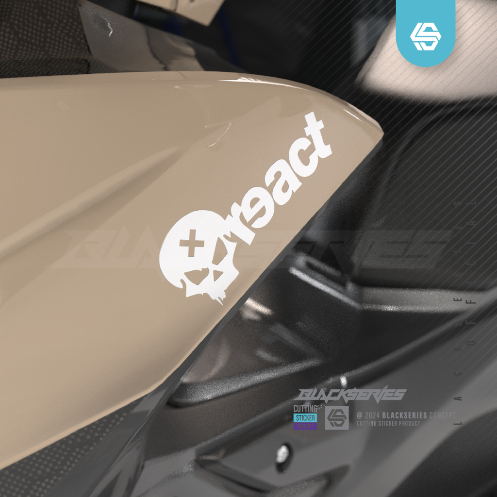 Stiker React | Cutting Sticker React