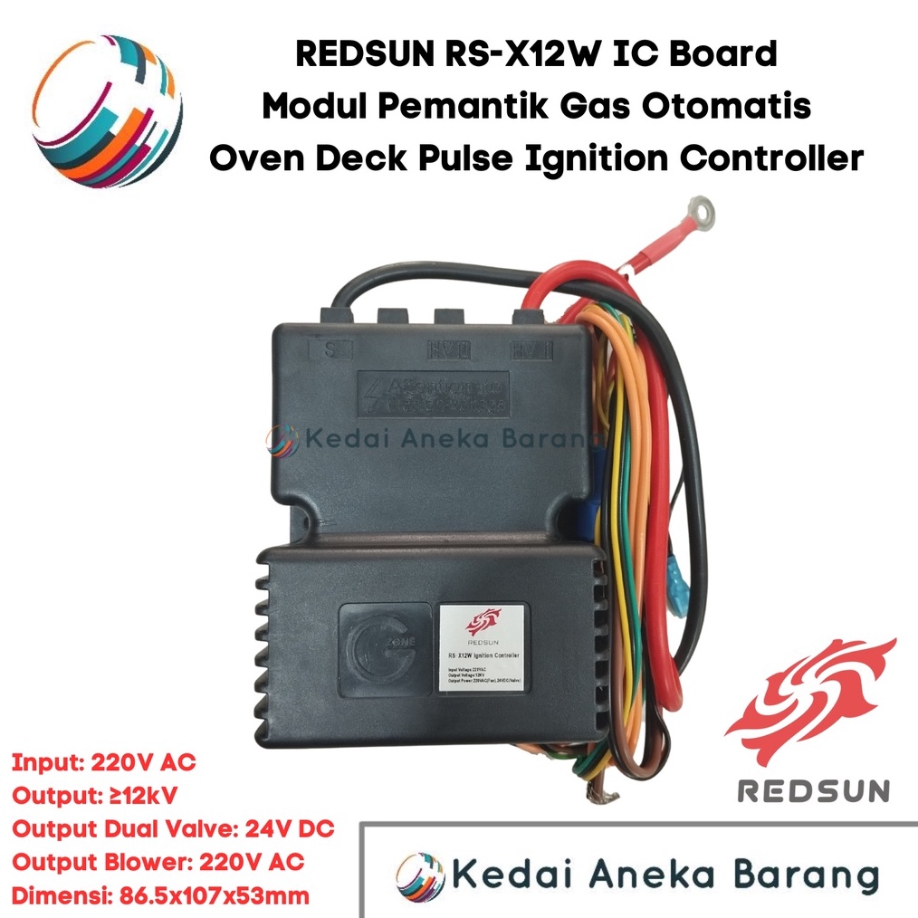 KODE L43V Module Modul Pemantik Pematik Gas LPG ELPIJI Oven Deck Pulse Ignition Igniter Transformer 