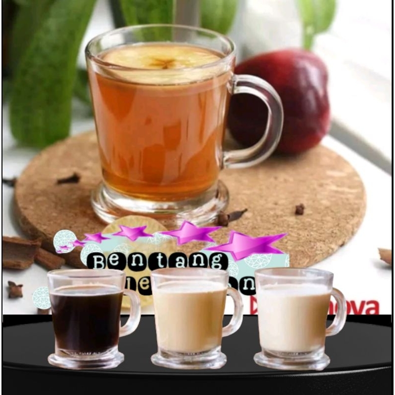 Gelas Kaca, Gelas Kopi (Arabica Citinova), Isi 6 pcs.