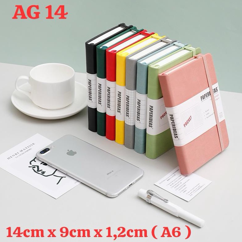 

PROMO BESAR AG 14 Notebook mini pocket A7A6 Buku catatan kecil Book aesthetic portable Buku tulis memo agenda Bullet Journal Diary planner multicolor Scrapbook jurnal untuk sekolah kantor pelajar